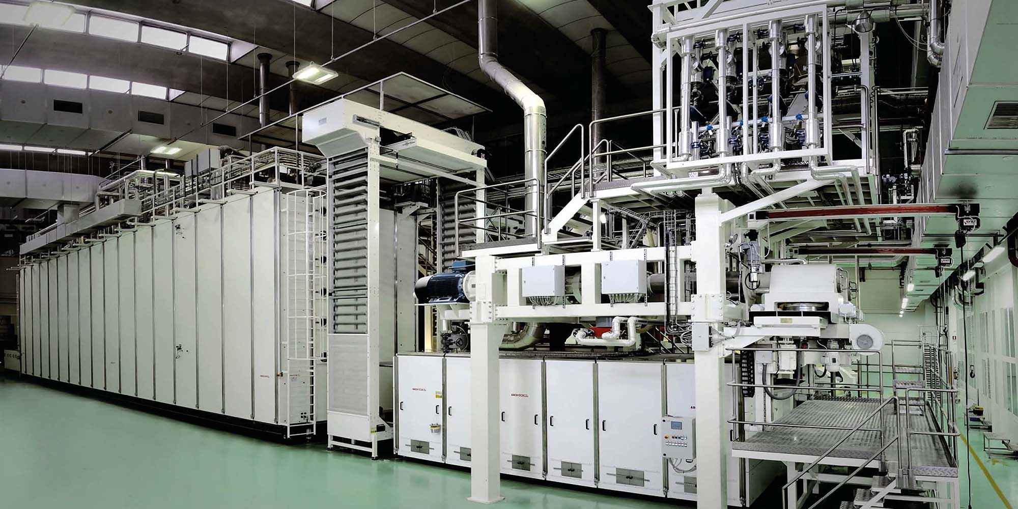Food manufacturing equipment line